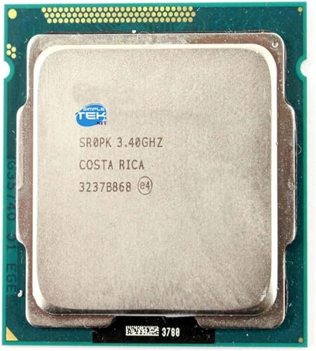 SIMPLETEK - Processore CPU Desktop i7-3770 LGA 1155 Quad-Core 3.4GHz Bulk, Prestazioni Elevate per Gaming e Lavoro