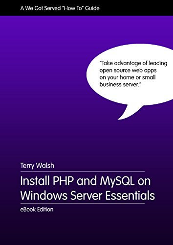 Install PHP and MySQL on Windows Server Essentials