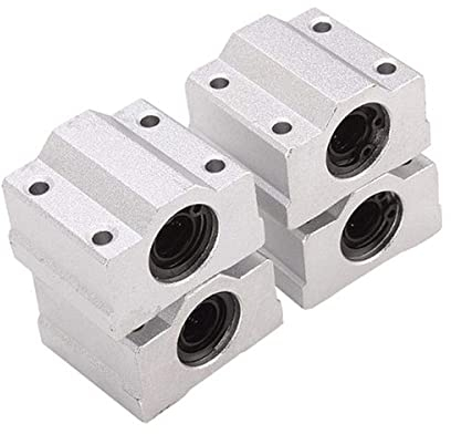 LEORX Lineartechnik Kugellager CNC Folie Buchse 4pcs(Silber)