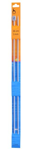 Pony Single Ended Classic Knitting Pins - 35Cm x 3.00mm