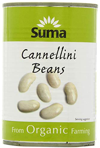 Suma Organic Cannellini Beans 400 g (Pack of 12)