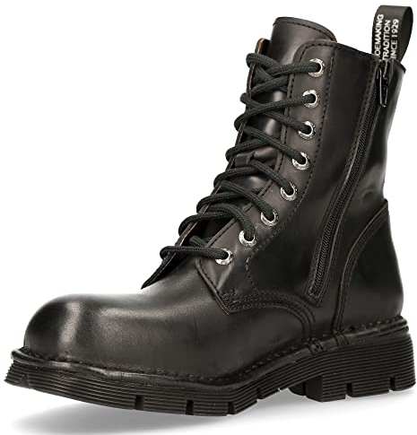 New Rock , Stivali uomo Nero nero 45