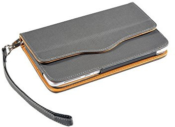 New Majestic CUS-178 - Custodia a libro per tablet (Folio, New Majestic, TAB 276 3G - TAB 279 3G - TAB 376 3G - TAB 376 3G - TAB 278 3G - TAB 178 3G - TAB 375 3G - TAB 176 3G..., 1 7,8 cm (7), nero, marrone).