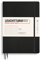 LEUCHTTURM1917 349298 Notizbuch, Softcover, 123 nummerierte Seiten, Dotted, Schwarz, Composition (B5)