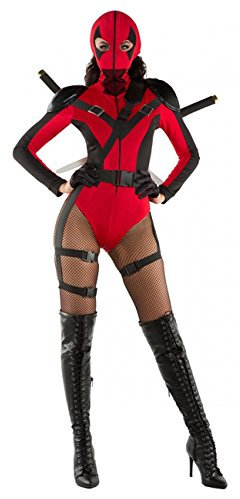 Starline Damen Women's Dead Assassin Kostüm für Erwachsene, wie abgebildet, L