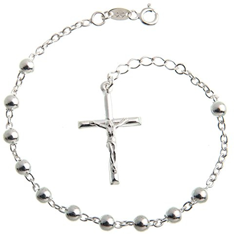Rosenkranz Armband Laurenzo - 925 Silber - Länge wählbar von 18-23cm