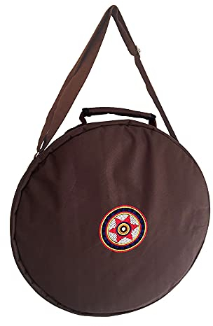 feeltone Trommel Tasche 45 Ø - Braun - Trommelkoffer - Tasche - Synthetisches Material, samtgepolstert - Robustes, wasserabweisendes Material