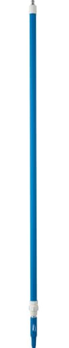 Vikan Hygienic Aluminium Telescopic Handle, with Water Supply, 1600-2780 mm, Diameter 32 mm, Blue
