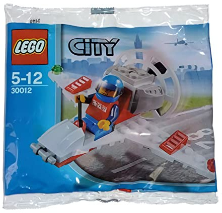 LEGO City Mini Figure Set #30012 Mini Airplane Bagged by LEGO