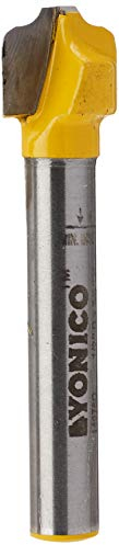 yonico 14976q Ogee Groove Router Bit mit 1/2 Zoll Durchmesser 1/4-Zoll-Schaft
