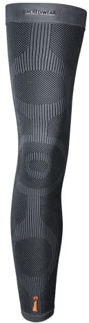 Incrediwear Inc Leg Sleeve Charcoal Single - SM