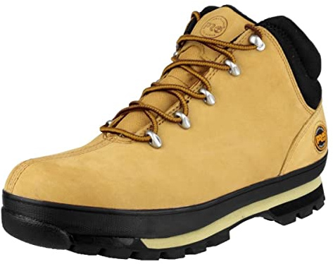 Timberland Pro UK 12 Splitrock Full Leather S3 Rating Steel Toe Work Safety Boots - Wheat