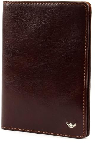 Golden Head Colorado RFID Protect Passport Wallet Tobacco
