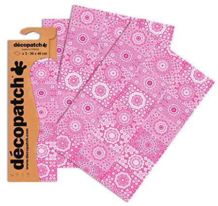 Décopatch C631O 3 Bogen Décopatch Papier 30x40cm