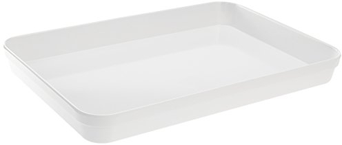 neoLab Melamin Instrumentenschale für den Labortisch, Weiß, 35cm x 24cm x 4cm