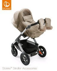 Stokke - Winter-Set für Kinderwagen und Babywanne, bronzefarben, braun