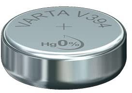 VARTA Batterien V394/SR45 Knopfzelle, 1 Stück, Silver Coin, 1,55V, für elektronische Kleingeräte - Uhren, Autoschlüssel, Fernbedienungen, Waagen