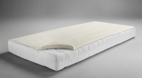 Dormisette Matratzen Auflage Moltonauflage rohweiss 90x200 cm made in germany