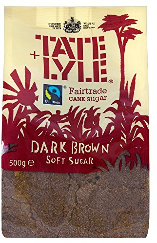 Tate and Lyle Fairtrade Dark Brown Soft Sugar 500 G (pack Of 10)