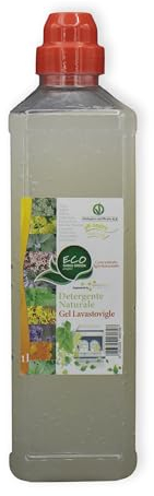 ECONANO GREEN PROJECT - Detersivo Lavastoviglie - Formula Concentrata composta con Materie Prime di Origine Vegetale Certificate - Gel 1 litro confezione per 50 Lavaggi