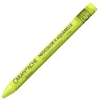 CREATIVE ART MATERIALS Neocolor II Watercolor Crayon 231 Lime Green (7500.231)