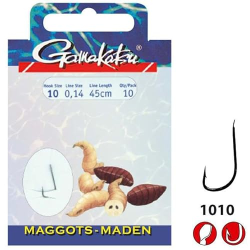 Gamakatsu Gebundene Haken BKS-1010B Made Gr. 14