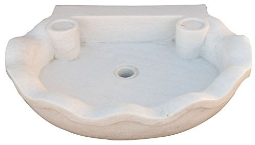 Biscottini vasque à poser salle de bain 60x50x13 cm | Lavabo salle de bain Made in Italy | Lavabo wc en marbre