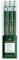 FABER-CASTELL 136030 - 3er Set Druckbleistifte TK-FINE 9760, Minenstärken: 0,35 mm; 0,5 mm + 0,7 mm, Härtegrad HB