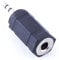 REY Adaptador Convertidor Mini Jack 2.5mm Macho a 3.5mm Hembra