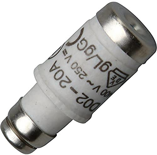 Kopp 327400019 NEOZED-Sicherungseinsatz, 400V - 250 V gL, Weiß, D02 20A