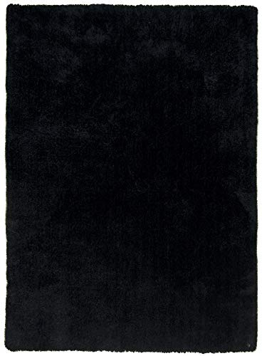 Tom Tailor Teppich handgetuftet schwarz Größe 85x155 cm