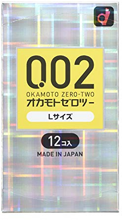 Okamoto 0.02 EX Polyurethane Condom 12pc | Large Size (Japan Import)
