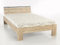 expendio Jugendbett Cortina 140x200cm Eiche-Nb sägerau, Bett komplett + Rollrost + Matratze, Singlebett Kinderbett