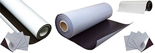 Sticker Design Shop Film magnétique pour voiture - Blanc - 90 x 60 cm