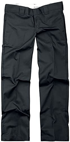 Dickies Herren Slim Straight Work Pants Sporthose, Schwarz (Black Bk), W38/L32