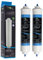 FilterLogic FFL-191X | 2x Filtro de agua externo compatible con Samsung, LG con DA29-10105J, HAFEX/EXP, HAFEX, 5231JA2010B, FSS-002, ADQ73693903, ADQ736939 Cartucho para Frigorífico americano