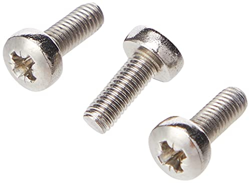 Machine Screws/Bolts A2 Stainless Steel Pozi Pan Head Mch Screw M3 3mm x 8mm (Pack of 100)