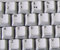 Qwerty Keys English UK Non Transparent WHITE Stickers with Black Letters - Suitable for ANY Keyboard