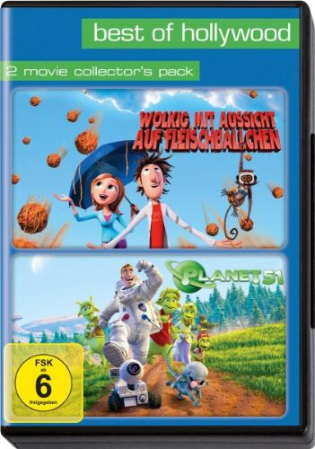 Wolkig mit Aussicht auf Fleischbällchen / Planet 51,2 DVDs: USA