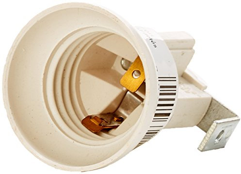 Electraline 71144 E27 Glühlampenfassung mit Halterung und 2 x M4 Löcher