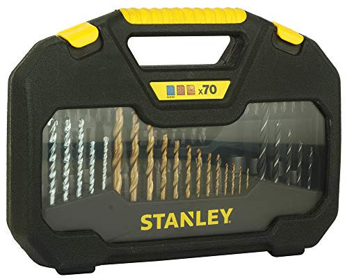 Stanley STA7184-XJ - Juego de 70 brocas de titaneo
