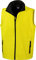 Result Ergebnis r232 m bedruckbar Softshell Bodywarmer 3XL gelb/schwarz