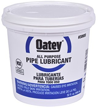 Oatey, 32 oz, Amber, 30600 Lubricant, for Rubber Gaskets, 32-Ounce, 32 Ounce