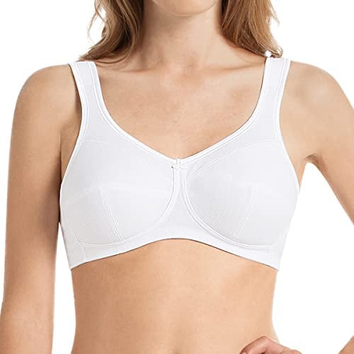 Anita Women's Non-Wired Comfort Bra with Cotton 5427 White 44E
