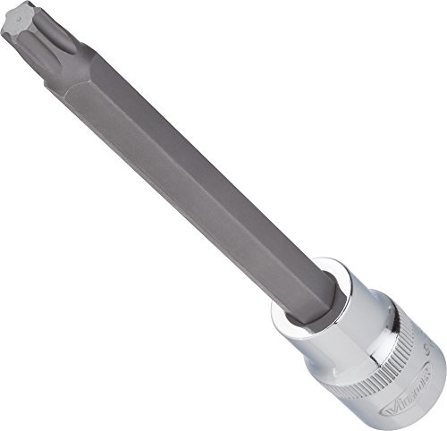 Vigor Innenvierkant Antrieb und Schraubendreher-Einsatz T 60, für Innen TORX Profil, 12,5 mm (1/2 Zoll), 140 mm, 1 Stück, V2177
