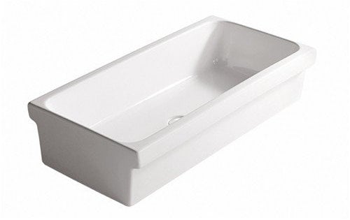 Galassia - Lavabo a canale Ninive cm 120 smaltato su 4 lati Galassia