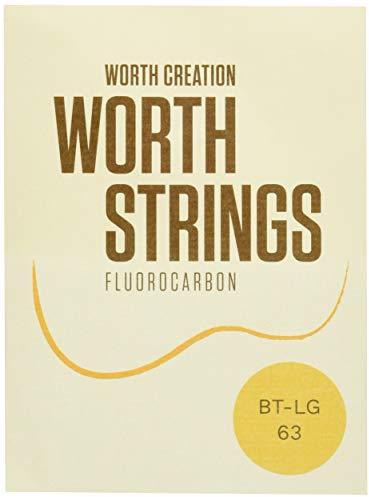 Worth Strings, Low-G Ukulelen-Saiten, Brown Fluoro-Carbon, für Tenor-Ukulele, Medium (0.0224-0.0260-0.0291-0.0358)