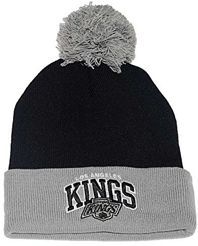 Michell and Ness - Beanie - LOS ANGELES KINGS - Strickmütze - SCHWARZ / GRAU
