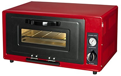 Horno de gas, color rojo