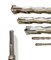 SDS Plus Bohrer Set - Steinbohrer, Betonbohrer, Hammerbohrer | 4-fach Schneide | Größenauswahl Ø 5-30mm | mit Hartmetallspitze für präzises Bohren (Ø 24mm, 1000mm)
